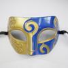 Halloween Mask Plastic Dual Color Carved Headpiece For Costume Party And Theatrical Performance