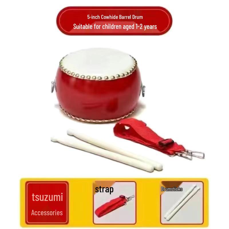 Durable Cowhide Tanggu Drum for Kids
