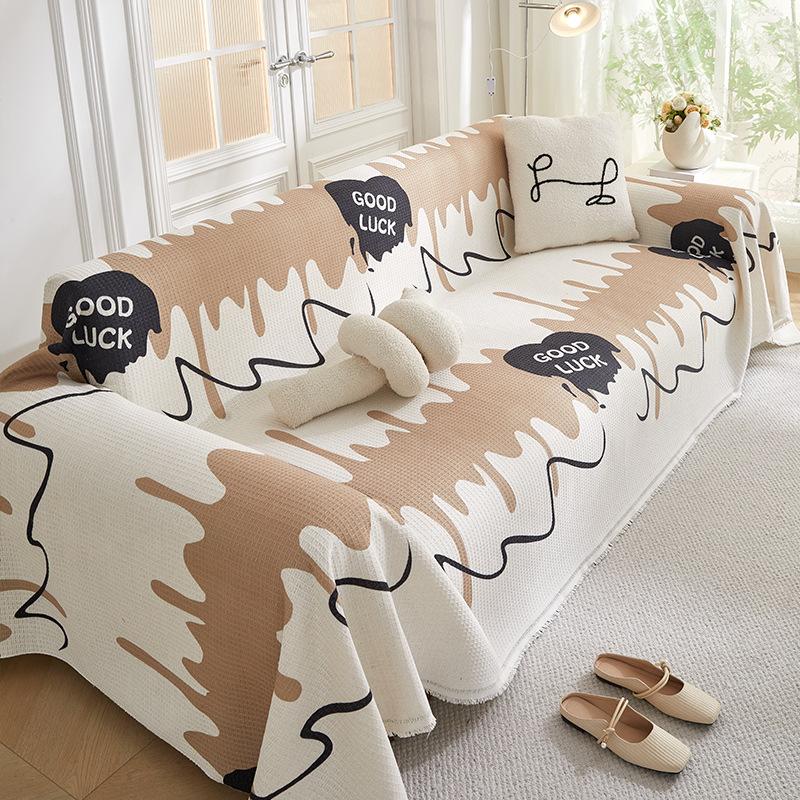 Полотенце для дивана с геометрическим узором — фото 5