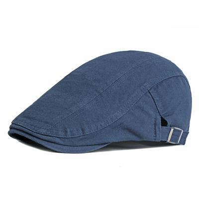 Casual Beret Hats Men Women Solid Cotton Hat British Style Men's Solid Color Duck Tongue Forward Hat Women's Painter Beret Spring and Summer