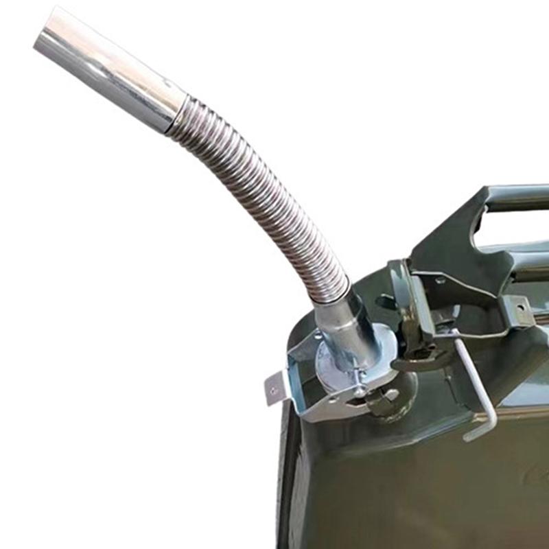 

Паливна каністра 5/10/20 л Бензинова каністра Металевий бензобак Паливна труба Аварійна резервна портативна резервна каністра для мастила Army Green A5