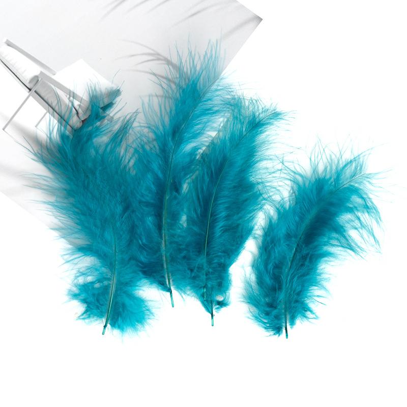 Feather decoration Color turkey Tip tail Fleece Dream catcher Material Bobo ball Gift box Filler Shooting prop