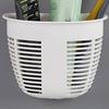Hanging Wall Basket No Drilling Adhesive Storage Holder Trash Can Makeup Toiletries Box for Kitchen Bathroom Supplies