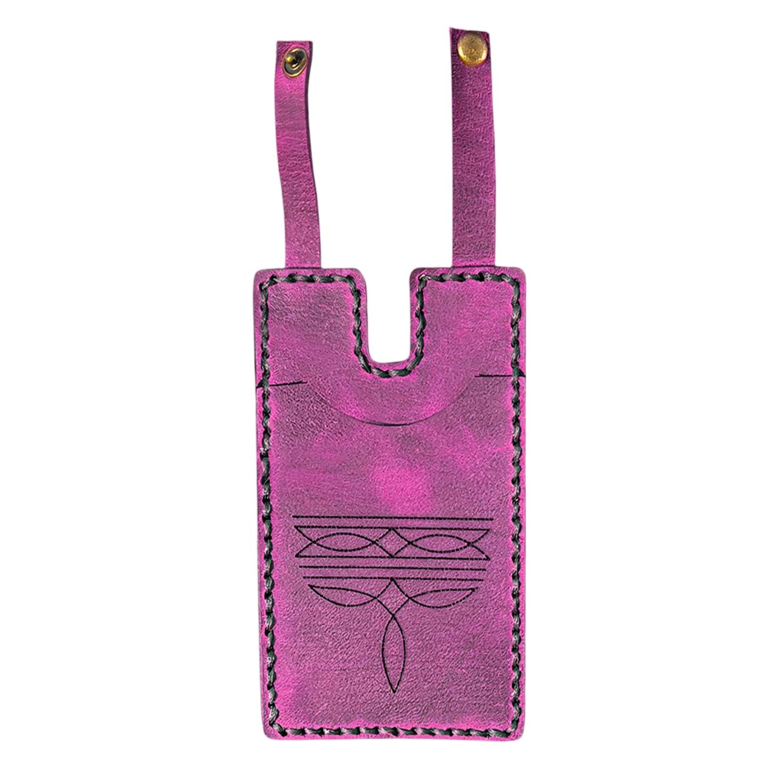 

Западный кошелек-ботинок с ремешком, Модный кожаный кошелек, Тонкий ковбойский бумажник для мужчин и женщин One Size розовый