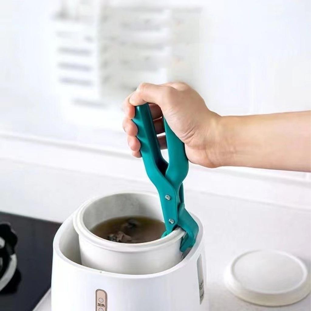 Hot Plate   Clips Multifunction Portable Prevent Slip Anti Scald Bowl Dish Clip Tongs for Kitchen Camping