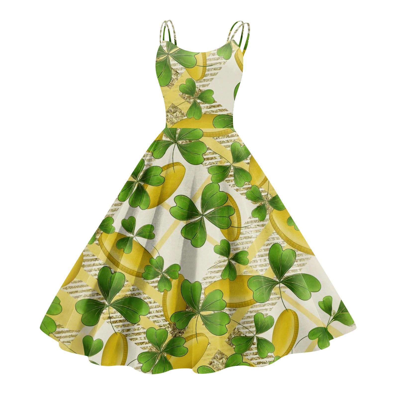 

Жіноча модна сексуальна готична коктейльна сукня без бретелей з принтом у стилі панк, вінтажна сукня XL жовтий