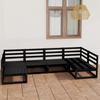 Day and Night - Day and Night Garden Furniture Set 6 Pieces Solid Pine Wood