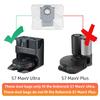 Dust Bag Accessories For XiaoMi Roborock S7 MaxV Ultra / Q5+ / Q7+ / Q7 Max+ / T8 Robot Vacuum Cleaner Dust Bin Spare Parts