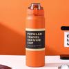 Outdoor Insulated Sports Water Bottle with Straw