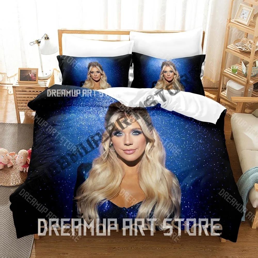 3D Print Megan Moroney Am I Okay Bedding Set Single Twin Full Queen King Size Bed Set Adult Bedroom Duvetcover Sets Anime B
