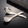 Household Long Handled Dessert Flat Bottomed Spoon
