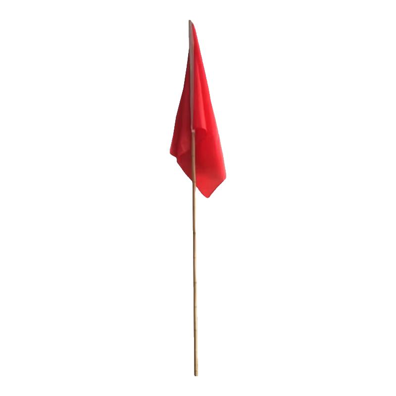 4.5m Red & White Referee Training Signal Flag with Base