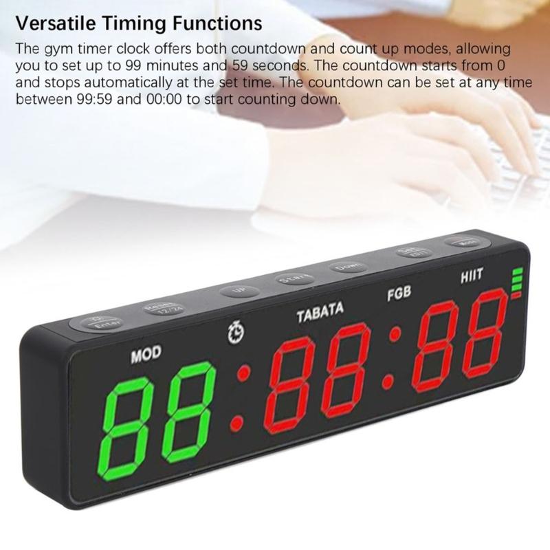 Intelligente Digitale Uhr Timer Mit Mehreren Modi LED-Anzeige Zeitmessgerät Für Fitness-Enthusiasten Und Heimköche