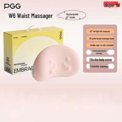 PGG W6 Rechargeable Neck and Back Massager Pillow CN Plug (adapter Included)