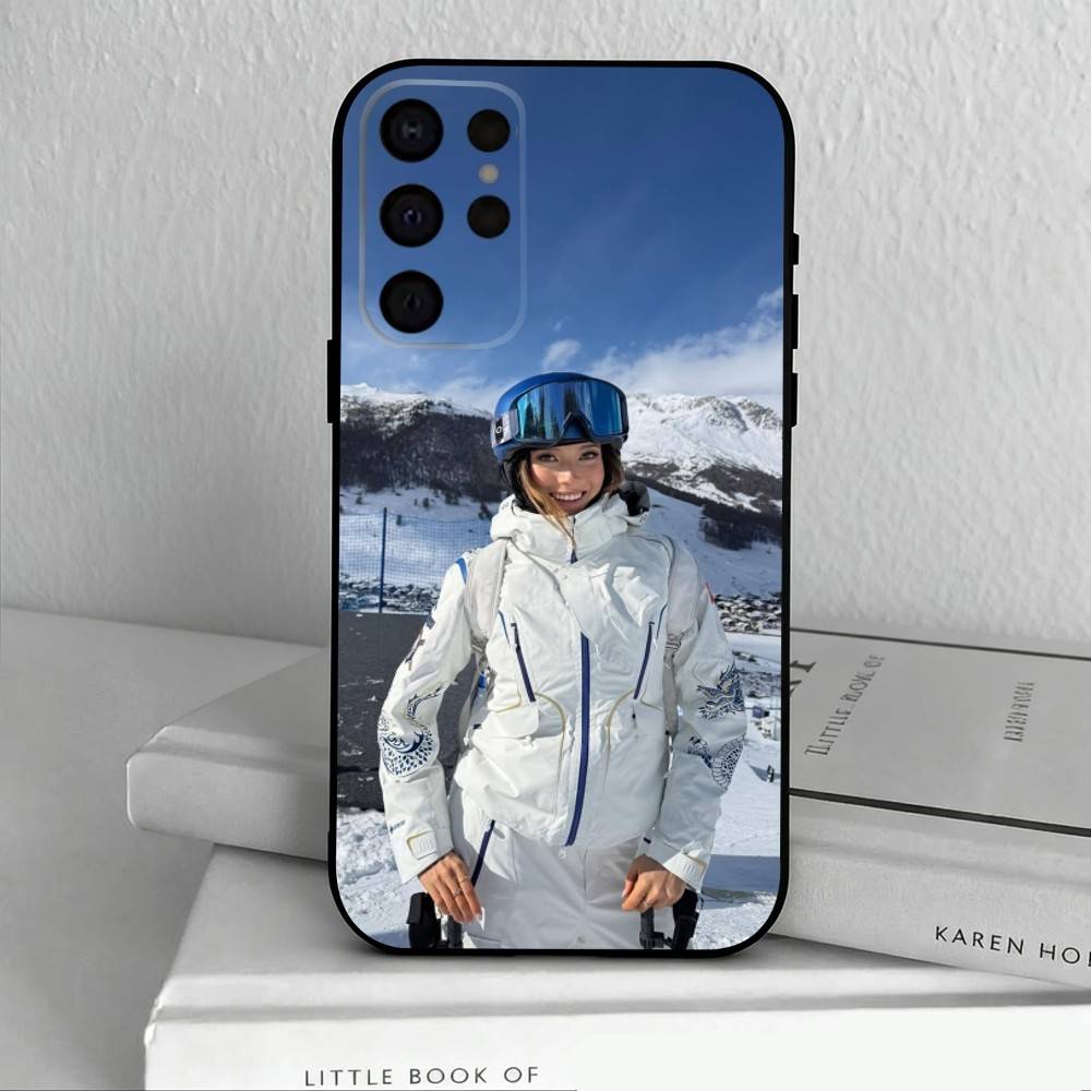 Snow Princess E-Eileen G-Gu Phone Case For Samsung S25,S24,S21,S22,S23,S30,Ultra,S20,Plus,Others Soft Black Cover