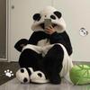 Kış Unisex Panda Bornoz Kostümleri Cosplay Pijama Yetişkin Pijamaları Hayvan Pijama Tulum Anime Parti Kıyafetleri