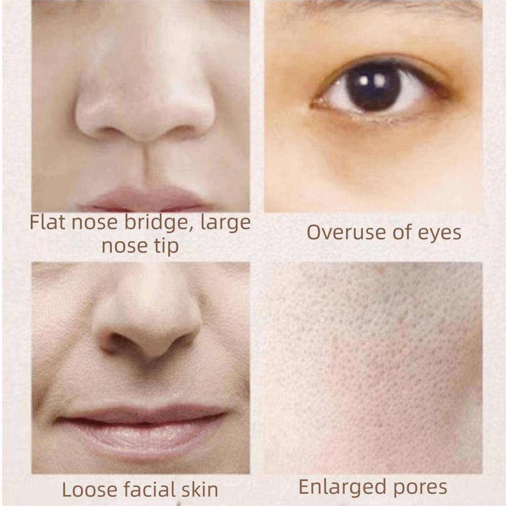 Five Beads Gua Sha Massage Tool Ruyi Manual Massager Face Roller Massager  Dark Circles