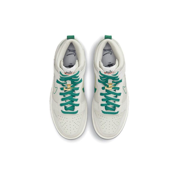 Nike Dunk High SE GS First Use Pack - Green Noise Kids Sneakers White Light-Bone DD0733-001