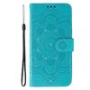 For OnePlus Nord 4 Case Rhinestone Decor PU Leather Mandala Imprinted Design Phone Cover with Wrist Strap