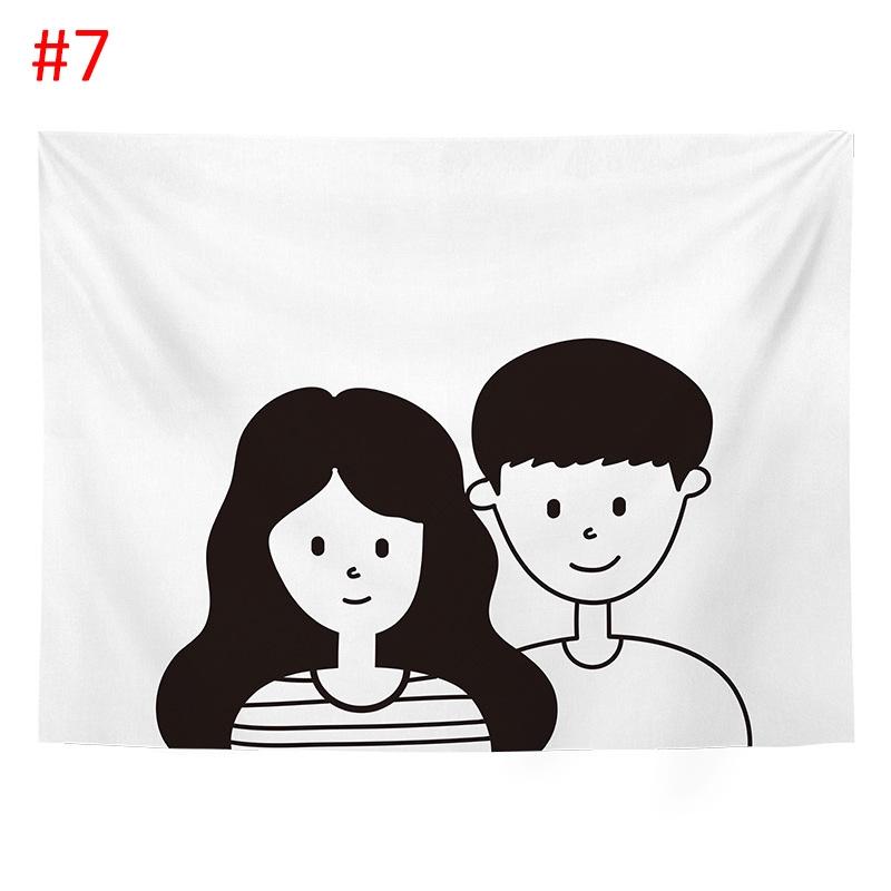 Гобелен настенный фон художественная ткань спальня гостиная домашний декор 100x75cm — фото 8