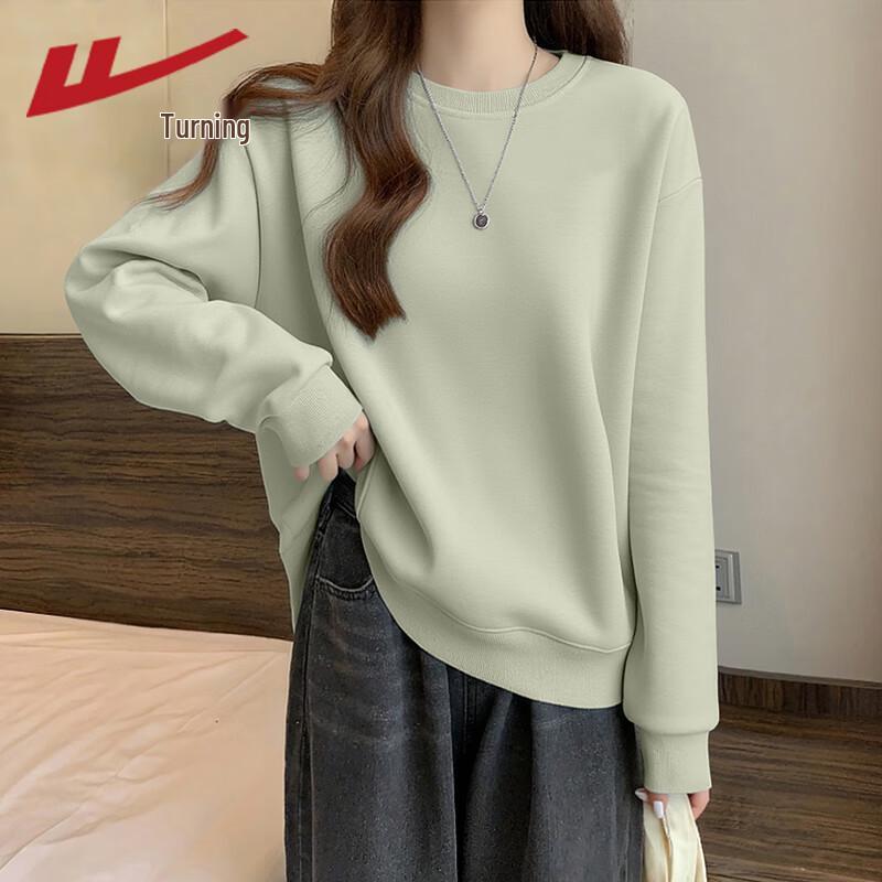 Warrior Women's Casual Loose Fit Round Neck Sweatshirt