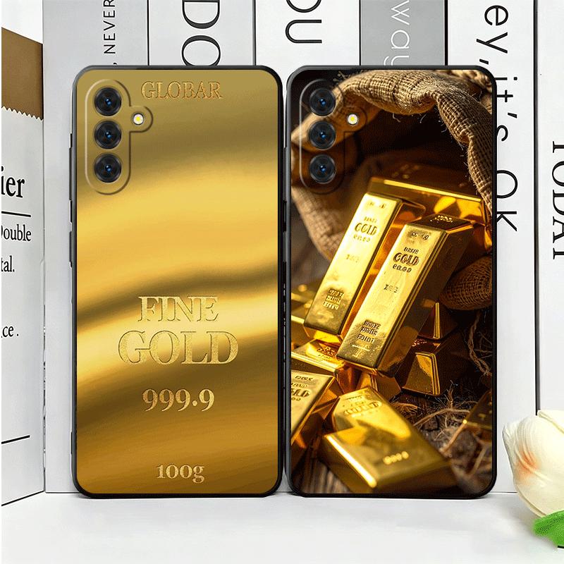 Fine Gold Pattern Printing Soft Phone Case for Samsung A17 A37 A57 A16 A26 A36 A56 A15 A25 A35 A55 A14 A24 A34 A54 A13 A23 A33 A