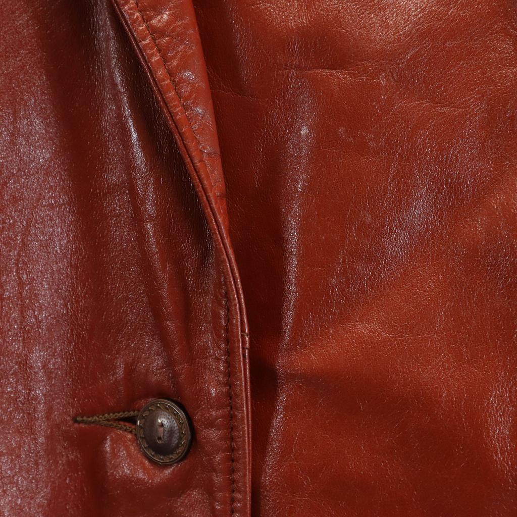 W.B PLACE&CO 70s 80s Made in USA Vintage Jacket 32 Brown Women Used