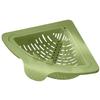 & Filter Punch Triangular Strainer With Open Bottom Strong Corner Kitchen Organizer For Washing & Vegetables Ceiling Duster