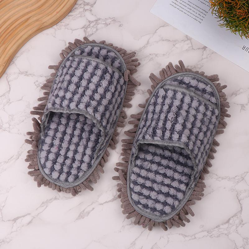 

1Pair Creative Mop Cleaning Slippers Floor Cleaning Sandals Lazy Floor Cleaning Shoes Floor Dust Dirt Cleaning Dusting Bedroom A3