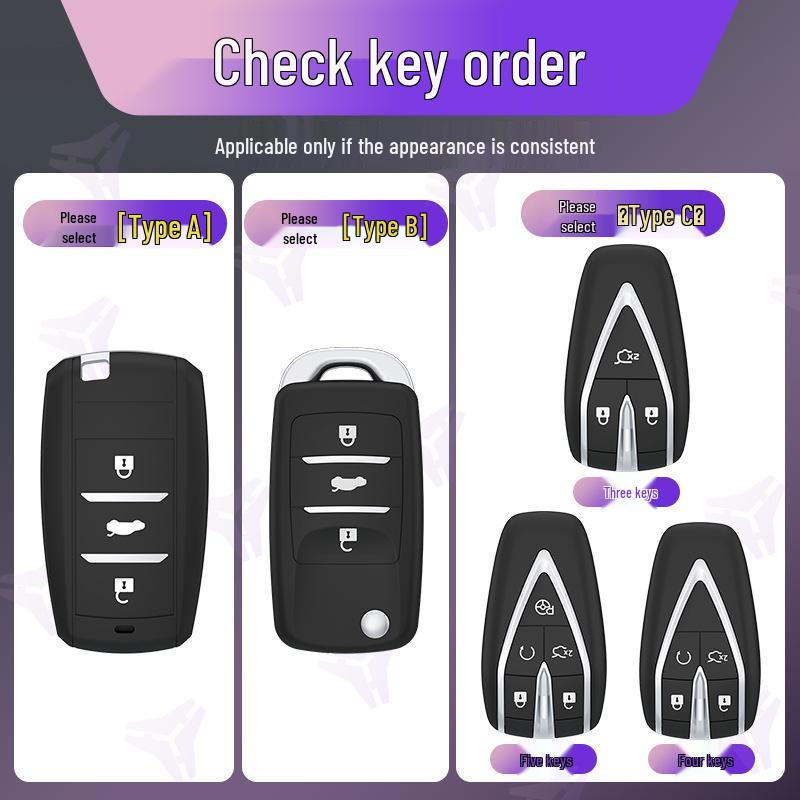 Changan CS75 Plus/CS55/Yida Yidong UNI/Ruicheng Oushang Z6 Key Cover with Buckle