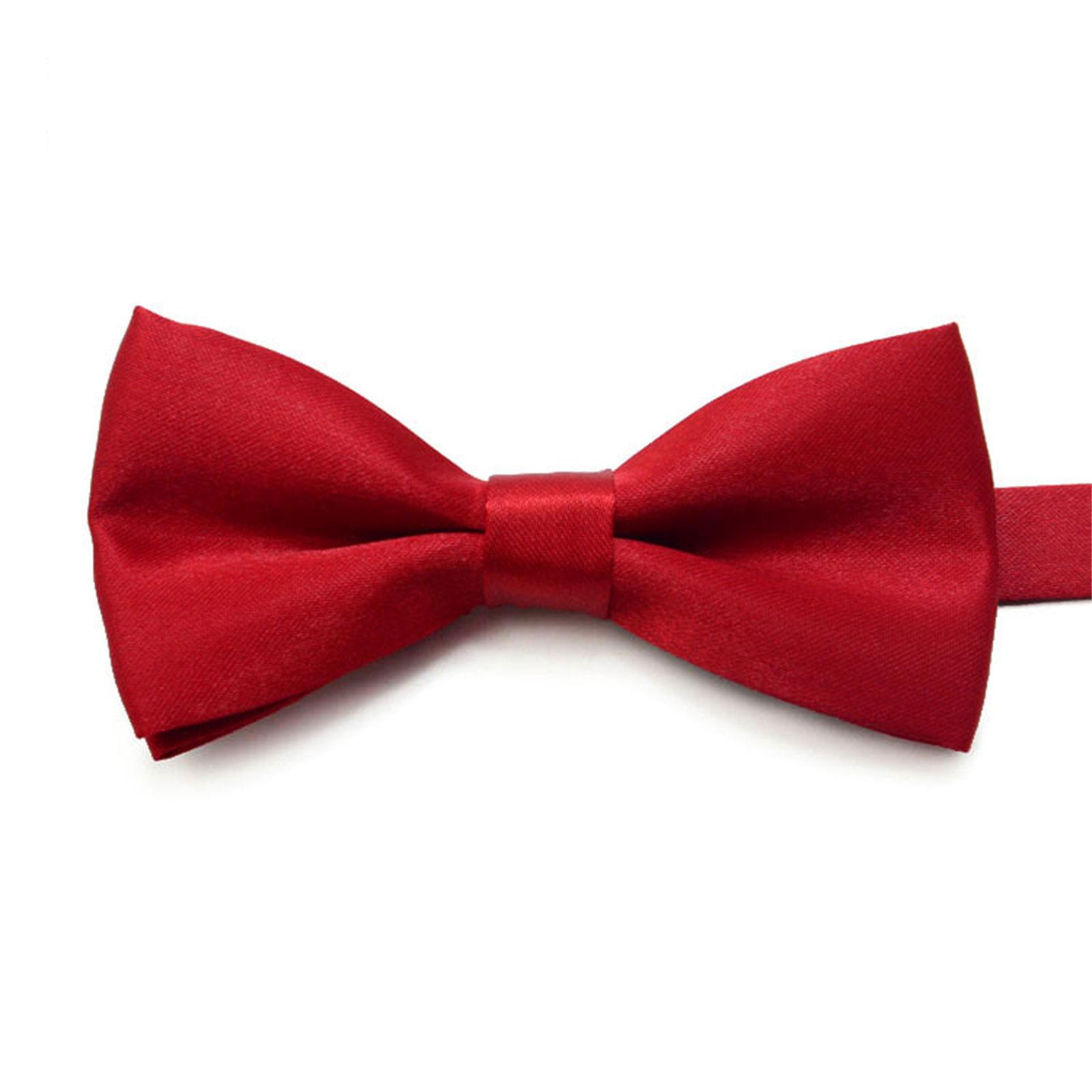 

Solid Color Children BowTie Polyester Fabric Easy Wear Necktie For Weddings Celebration School Event Neck Accessories вино красного
