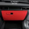 Top Suede Trim LHD RHD Sticker For Mazda 3 Axela BP      2024 2025 Car Copilot Box Anti-kick Protect