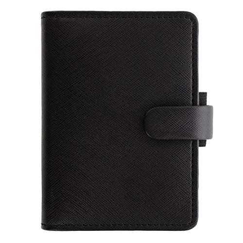 

Filofax Saffiano Mini System Organizer, Black, 028771, Officially Imported