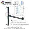 Hidden Type GPU Holder, Video Card Support Height Adajustable Metal Bracket Support ATX EATX Motherboard