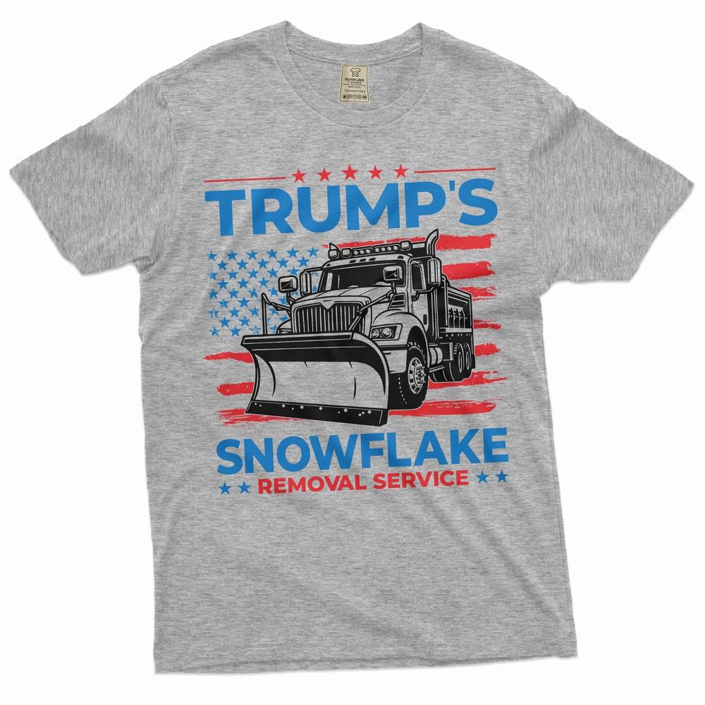 

Funny Political Shirt Trump Snowflake Removal Service Shirt Political Gifts XL