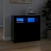 VidaXL Buffet with LED Lights, Storage Furniture, Storage Cabinet, Living Room Bedroom Organizer 804329