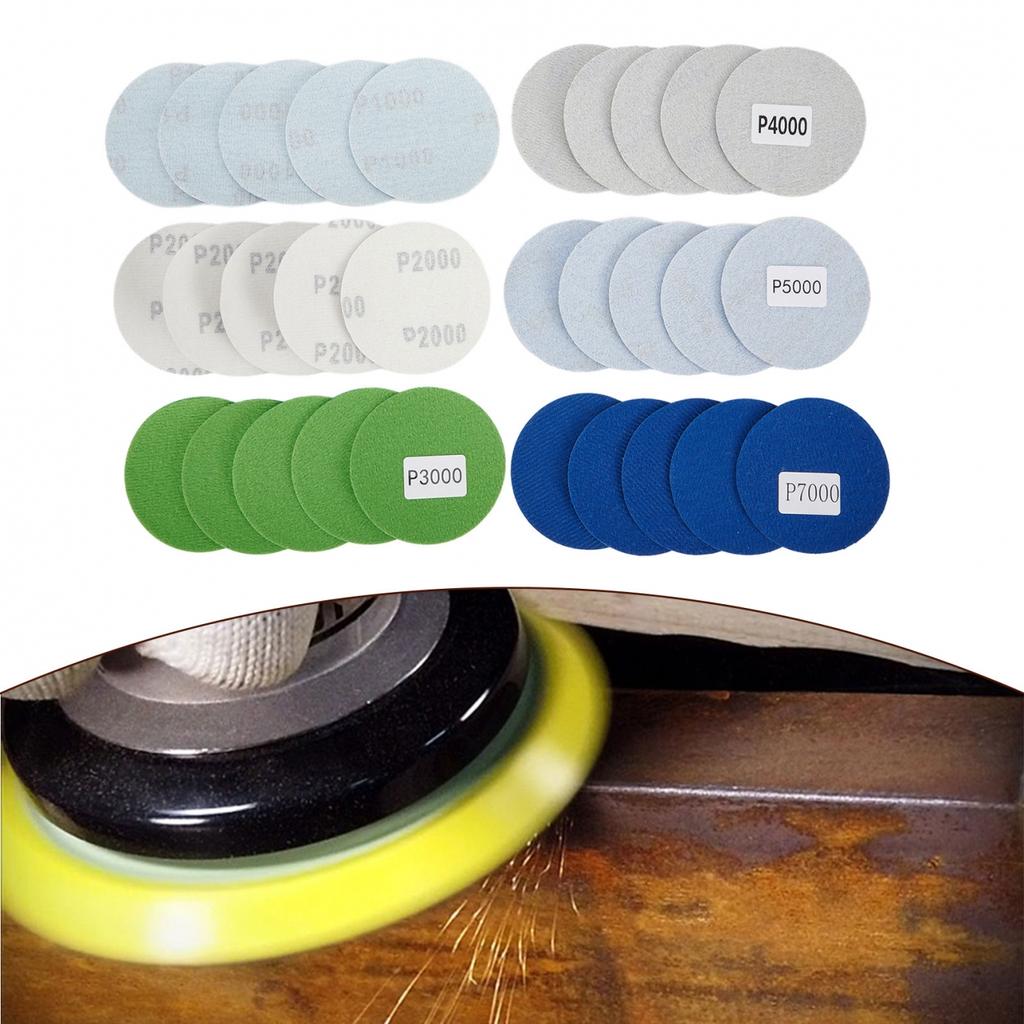 Wood Sanding Discs Metal Polishing Grinding Sander Tools Supplies 3 Inch