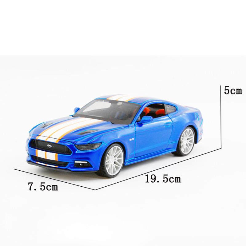 Maisto 1:24 Ford Mustang GT 2015 Modified Alloy Car Diecasts & Toy Vehicles Car Model Miniature Scale Model Car Toy For Children