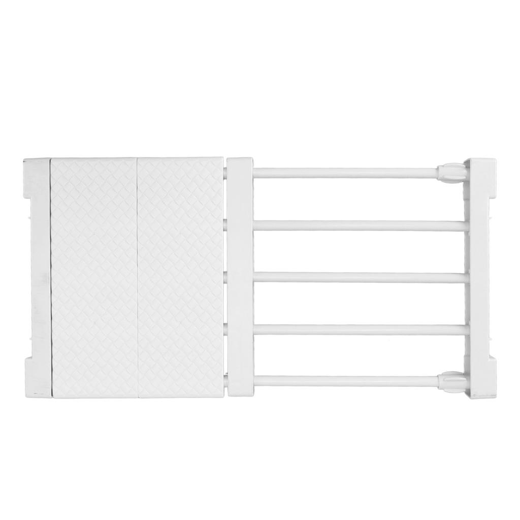 Tension Shelf Adjustable Closet Divider 24cm Width Storage Rack for Cabinet Wardrobe