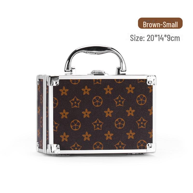 Geantă portabilă mare pentru machiaj și cosmetice