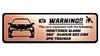Honami Works New GR Corolla GR COROLLA Corolla Sport Security Emblem 24 Hour Surveillance Dash Cam GPS Tracker Sticker