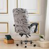 Blommig dator Kontorsstolsöverdrag Elastiskt roterande spelfåtöljöverdrag Stretch Skrivbord Säte Slipcover Funda para Silla de oficina