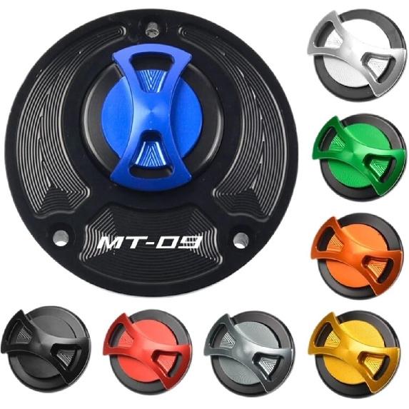 

Fuel Tank Cap Motorcycle Fuel Fit for Gas Tank Cap Cover Fit for Yamahaa MT 09 MT09 MT-09/FZ-09/SR (Not FJ09) 2014-2020 (Color : Blue) синий