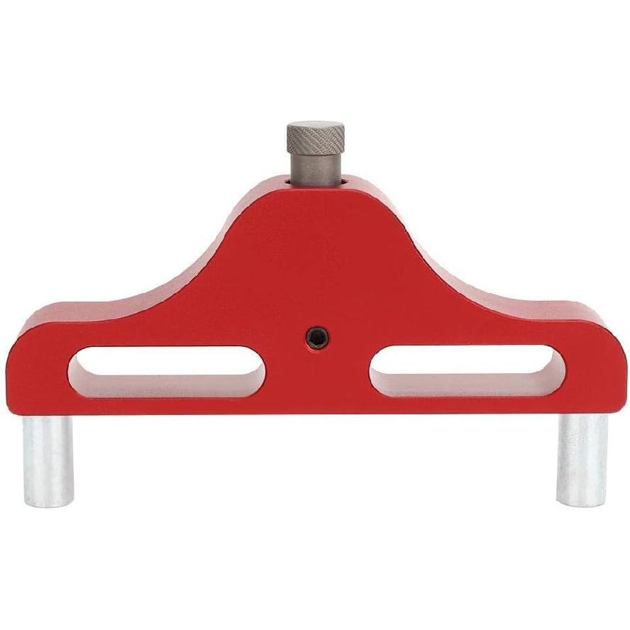 Wood Scribe Gauge, Center Finder Tool, Center Scriber, Marking Center Tool, 1mm Accuracy for Woodworking Device Woodworking Equipment(red)