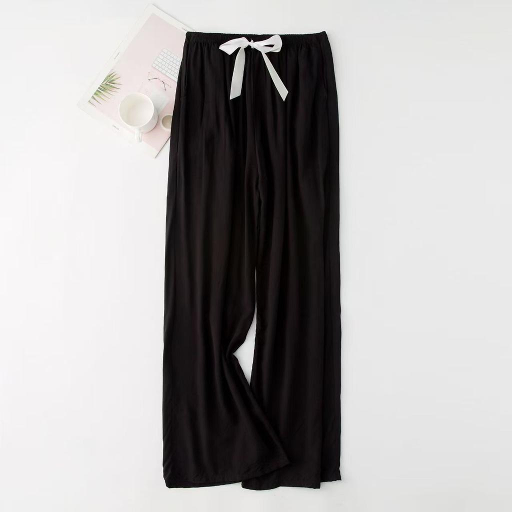 Cotton Silk Pajama Pants for Women, New Summer Style, Thin Cotton Casual Pants, Can Be Worn Outside, Large Size Home Pants