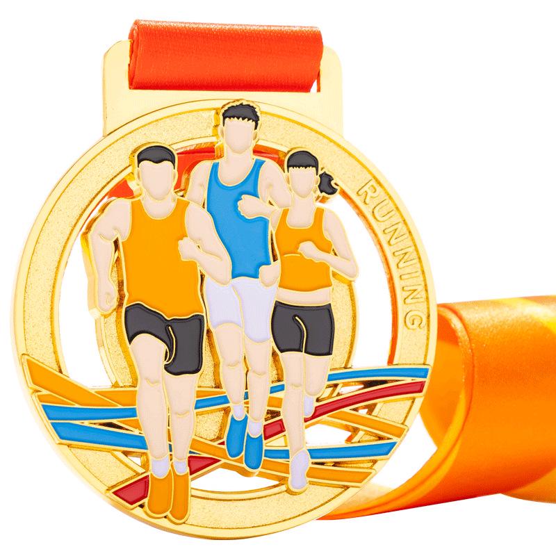 Custom Marathon Medals: Track & Field Sports Meet Award Plaques & Souvenir Cups