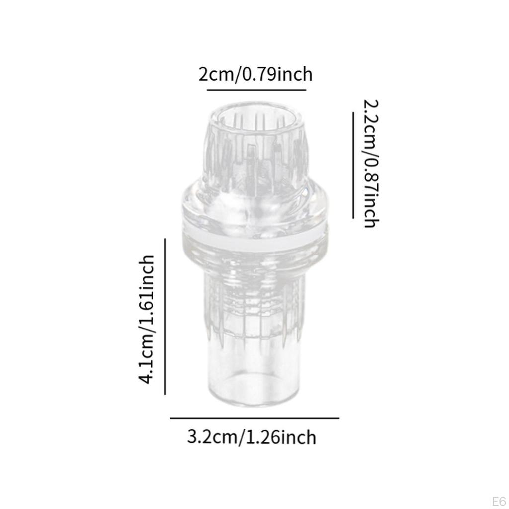 Tank Water Hose Connector Aquarium Adapter Acrylic Converter Clear Leakproof DIY Plumbing