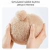 Bissfester Kaninchen Beruhigungsball Plüsch Simulierte Kaninchenhintern Kaninchen Beruhigungsball Bequem Weicher Kaninchen Entlastungsball