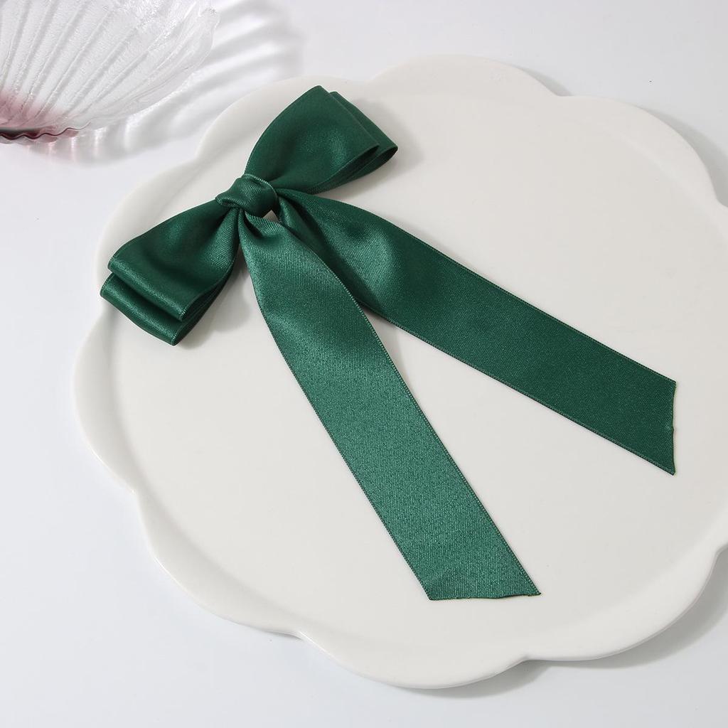 Ballet Style 4cm Bow Duckbill Hair Clip - Sweet Ribbon Hair Accessory