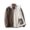 Norway Export: Men's Double-Sided Polar Fleece Jacket, Velvet Thickened, Autumn/Winter Warm, Loose Fit, Large Size